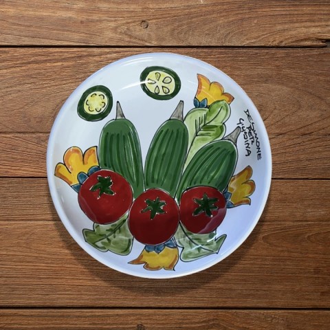 Sicilian handmade soup plate Plate De Simone per Giusina Magic Summer Sicilian handmade soup plate Plate De Simone per Giusina Magic Summer